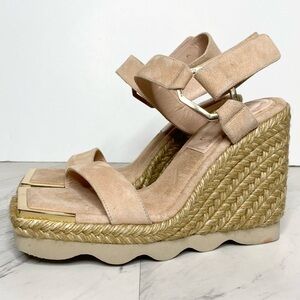Good American Espadrilles Wedge Sandal 7 1/2